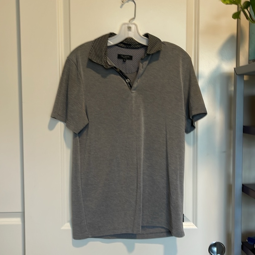 Ted baker London FREND
SS Woven Collar Polo - Picture 6 of 10